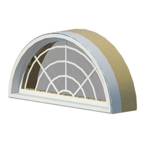 Pinnacle Clad Radius Window